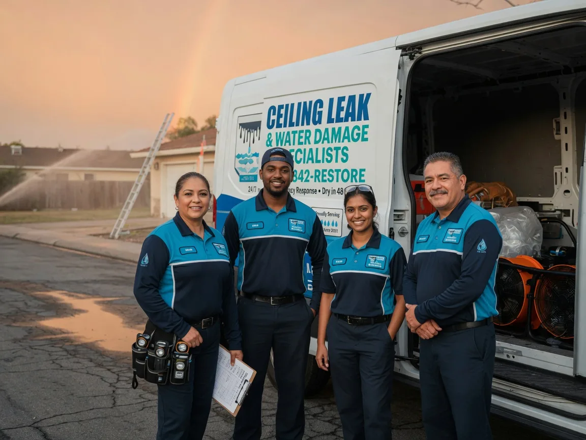 Ceiling Leak Cleanup company in Benton Ridge, OH