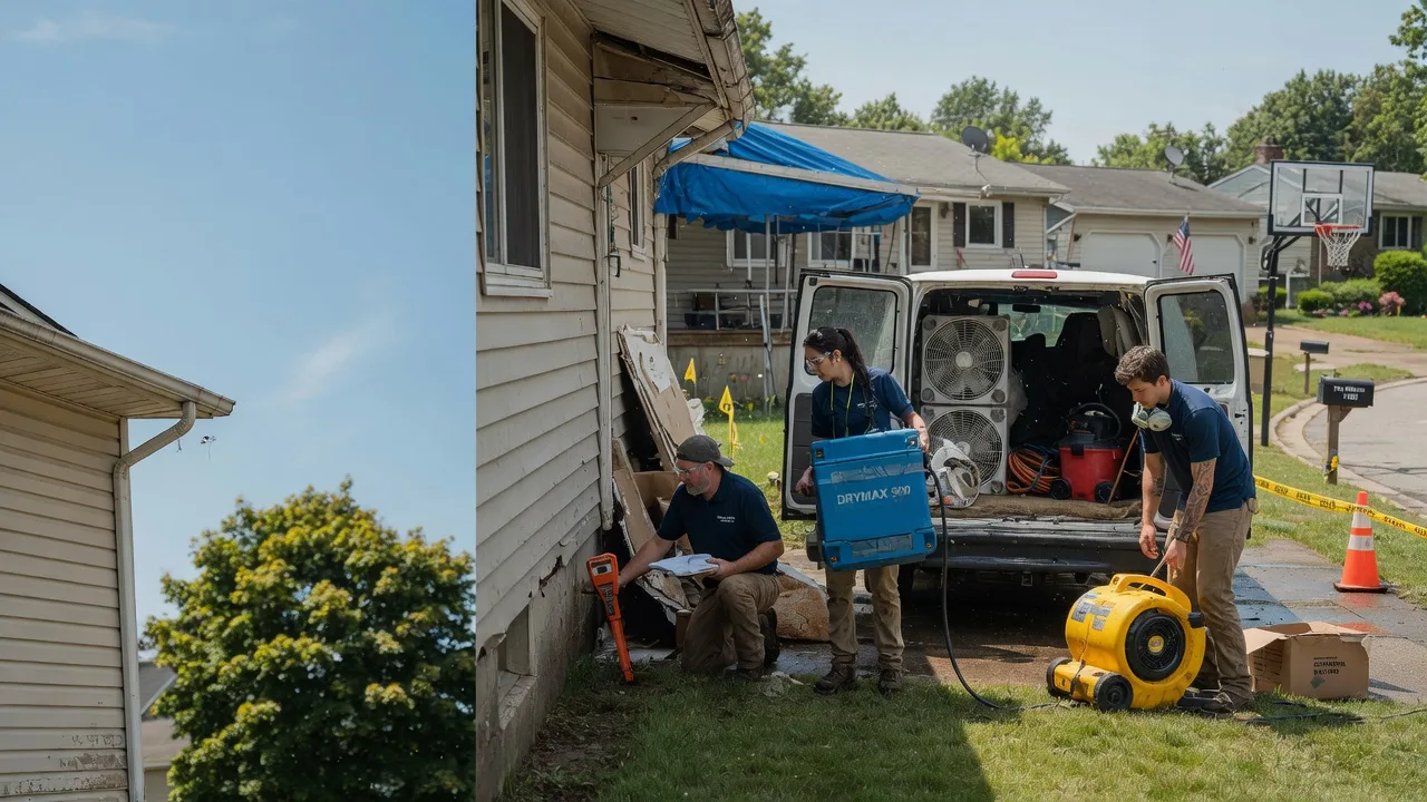 Ceiling Leak Cleanup in Benton Ridge, OH near me